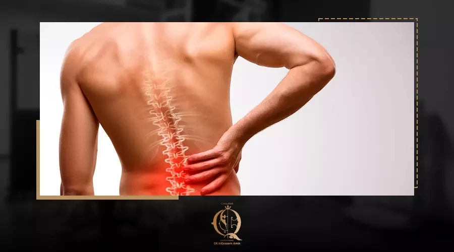 الم اسفل الظهر فوق المؤخرة